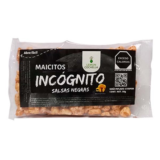 [2453] MAIZ INFLADO A VAPOR INCOGNITO 50 GRS LEMON COCHELLA 