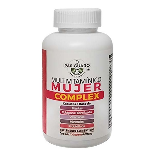 [2554] MULTIVITAMINICO MUJER COMPLEX 120 CAPS PASIGUARO
