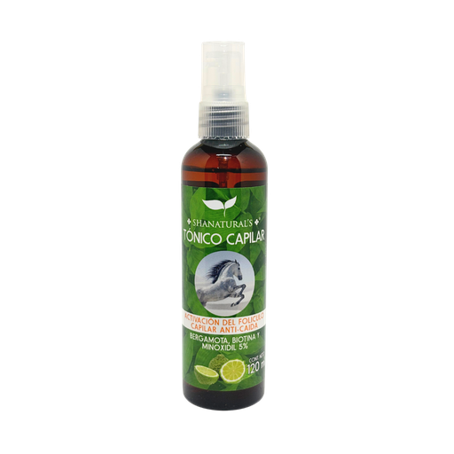 [2582] TONICO CAPILAR MINOXIDIL 5%  120 ML SHANATURALS