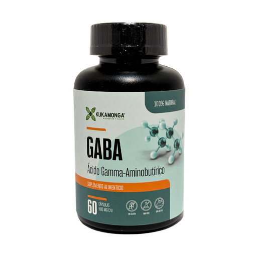 [2583] GABA ACIDO AMINOBUTIRICO 60 CAPS KUKAMONGA