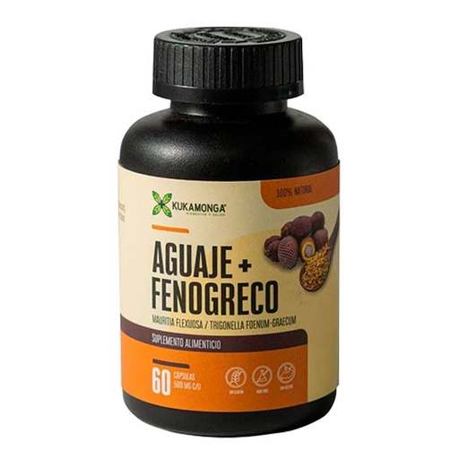 [2584] AGUAJE + FENOGRECO 60 CAPS KUKAMONGA
